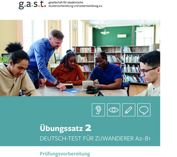 DTZ-Übungssatz 2 für Erwachsene | g.a.s.t. Titel des DTZ-Übungssatz 2 für Erwachsene