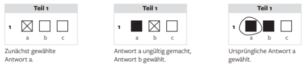 Antwort korrigieren