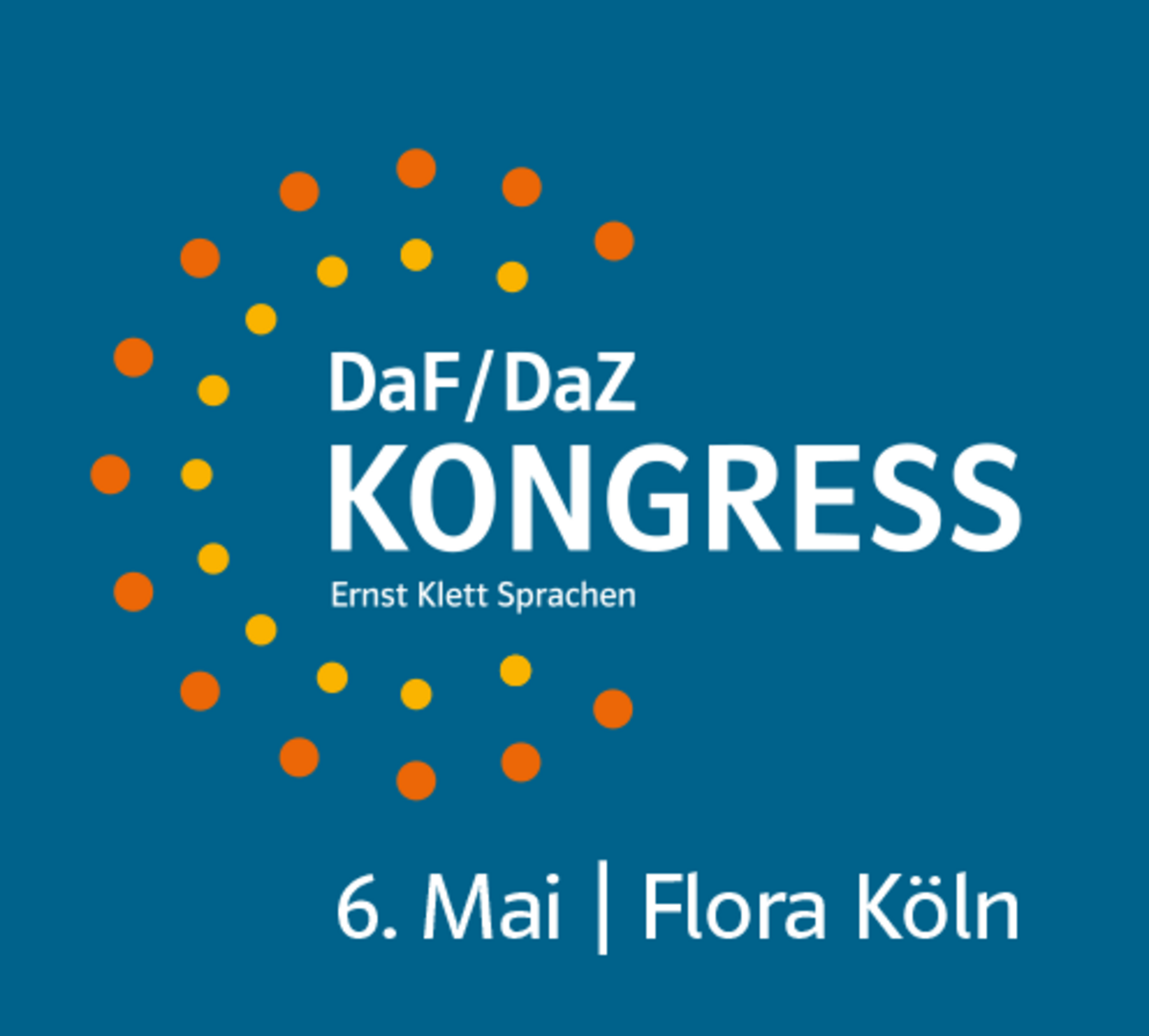 Logo des DaF-DaZ Kongress des Ernst Klett Verlags